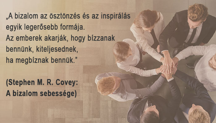 Bizalom idézet Sonkoly Zsuzsa coach, cégvezetők terapeutája
